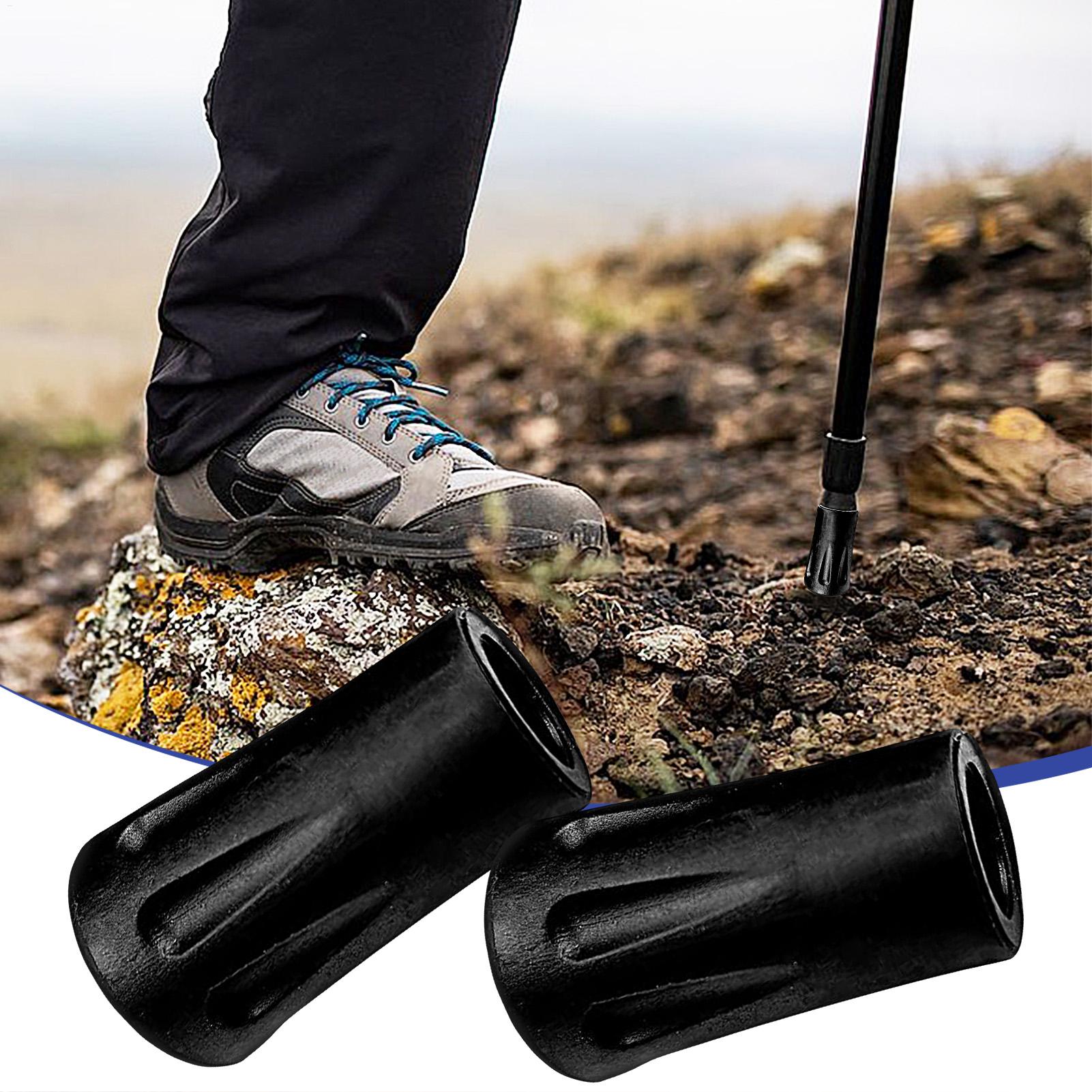 Trekking Pole Rubber Tips Feet Replacement - 6개입 고무 워킹 스틱 팁 트레킹