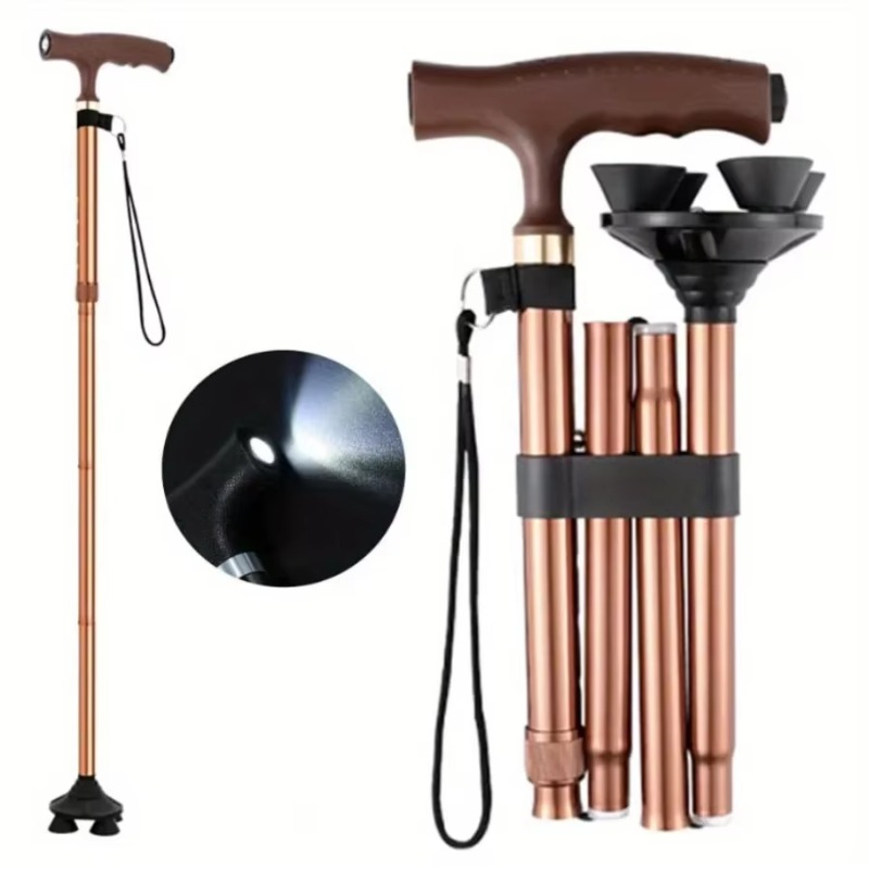 Folding Walking Sticks Hiking Adjustable - 높이 조절이 가능한 접이식 보행 지팡이,