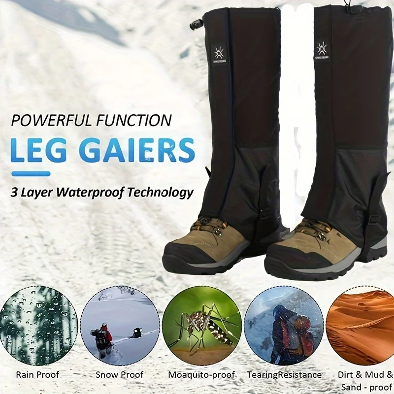 Gaiters Waterproof Breathable Hiking - 하이킹 및 사냥용 방수 다리 각반,