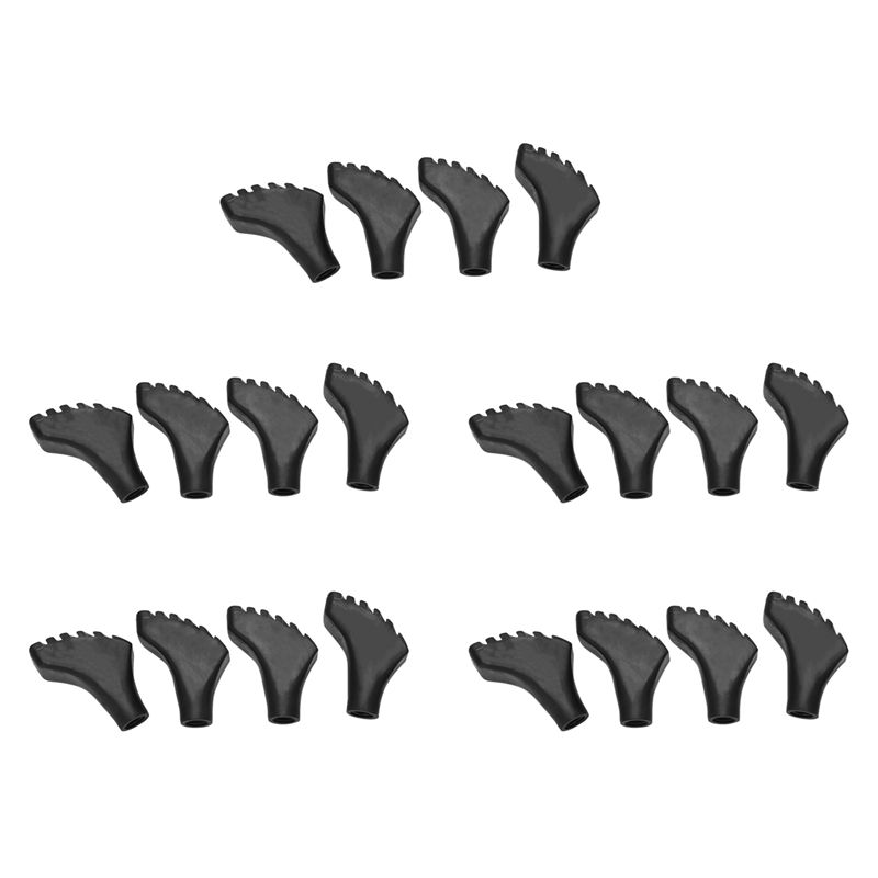 Trekking Pole Rubber Tips Feet Replacement - HOES-20 트레킹 폴용 초고내구성 고무 교체용
