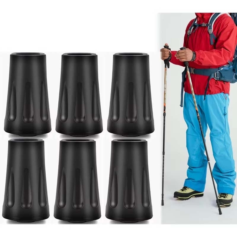 트레킹 폴 팁 교체용 보호대, 하이킹 폴 팁용 고무 패 - Trekking Pole Rubber Tips Feet Replacement 리뷰 및 가격
