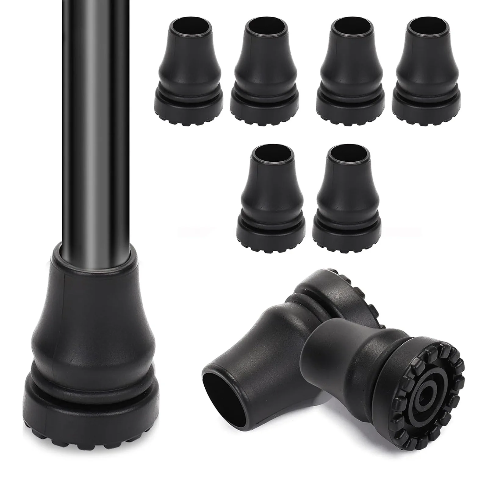16/19/20/22mm 원통형 미끄럼 방지 패드, 보 - Trekking Pole Rubber Tips Feet Replacement 리뷰 및 가격