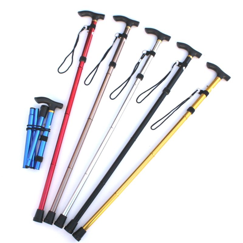 알루미늄 합금 접이식 워킹 스틱 트레킹 하이킹 스틱 미 - Folding Walking Sticks Hiking Adjustable 리뷰 및 가격