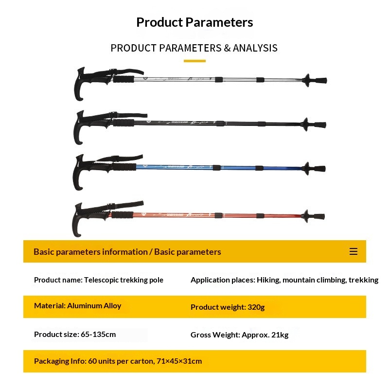 조절 가능한 3단 알루미늄 야외용 워킹 케인 하이킹 스 - Folding Walking Sticks Hiking Adjustable 리뷰 및 가격