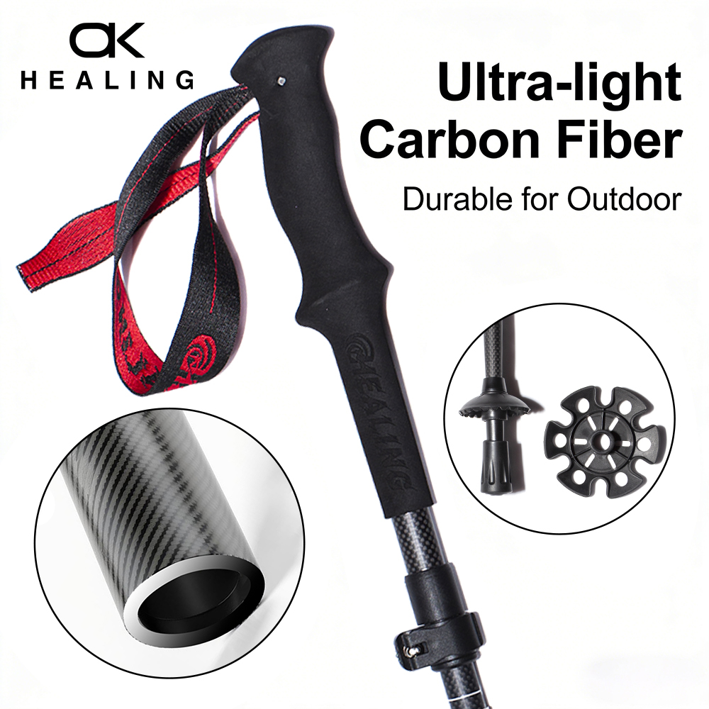 초경량 탄소 섬유 트레킹 폴 야외 하이킹 지팡이 접이식 - Nordic Walking Poles Carbon 100 리뷰 및 가격