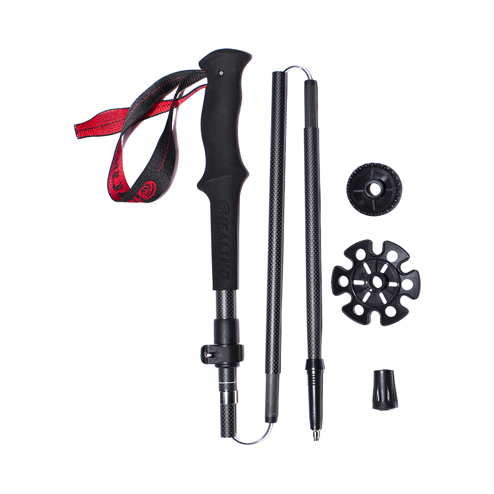 초경량 탄소 섬유 트레킹 폴 야외 하이킹 지팡이 접이식 - Nordic Walking Poles Carbon 100 리뷰 및 가격