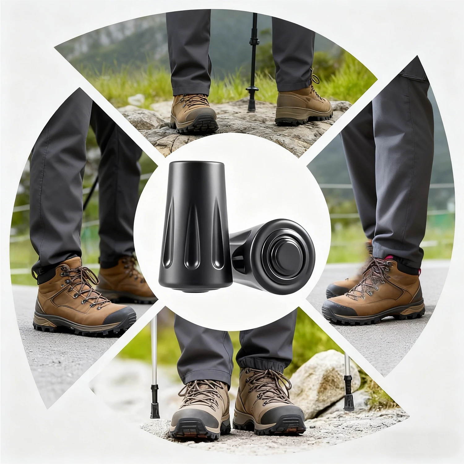 10-40개입 트레킹 폴용 고무 팁 보호대, 하이킹,  - Trekking Pole Rubber Tips Feet Replacement 리뷰 및 가격