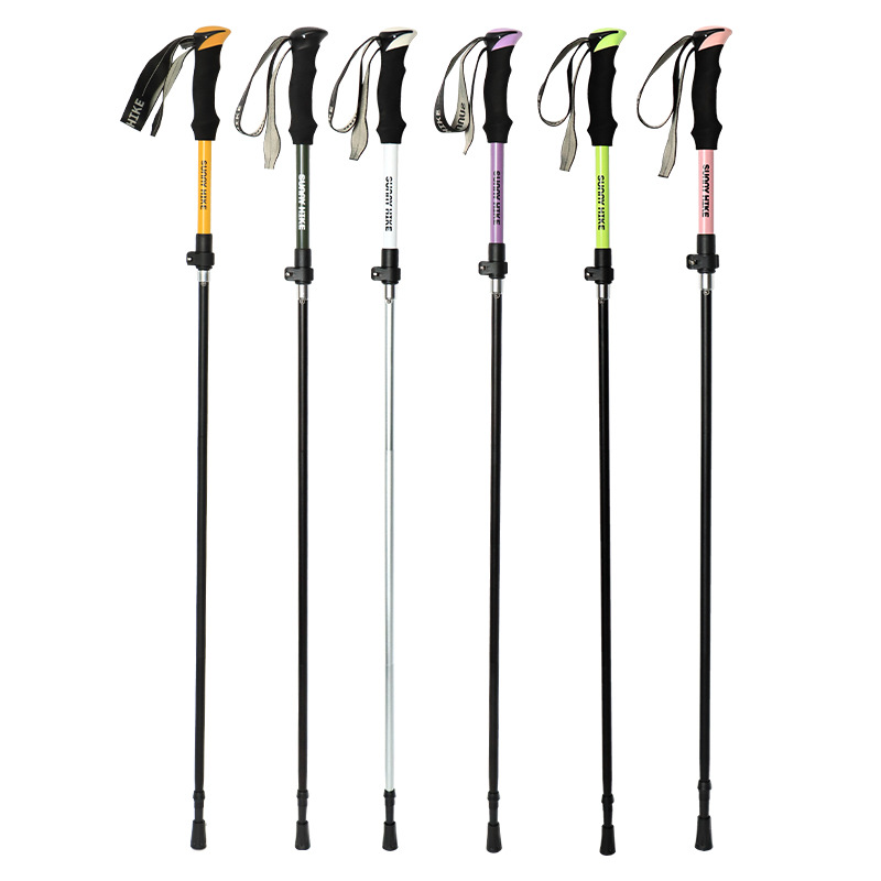 알루미늄 합금 접이식 트레킹 폴 초경량 카본 파이버 하 - Folding Walking Sticks Hiking Adjustable 리뷰 및 가격