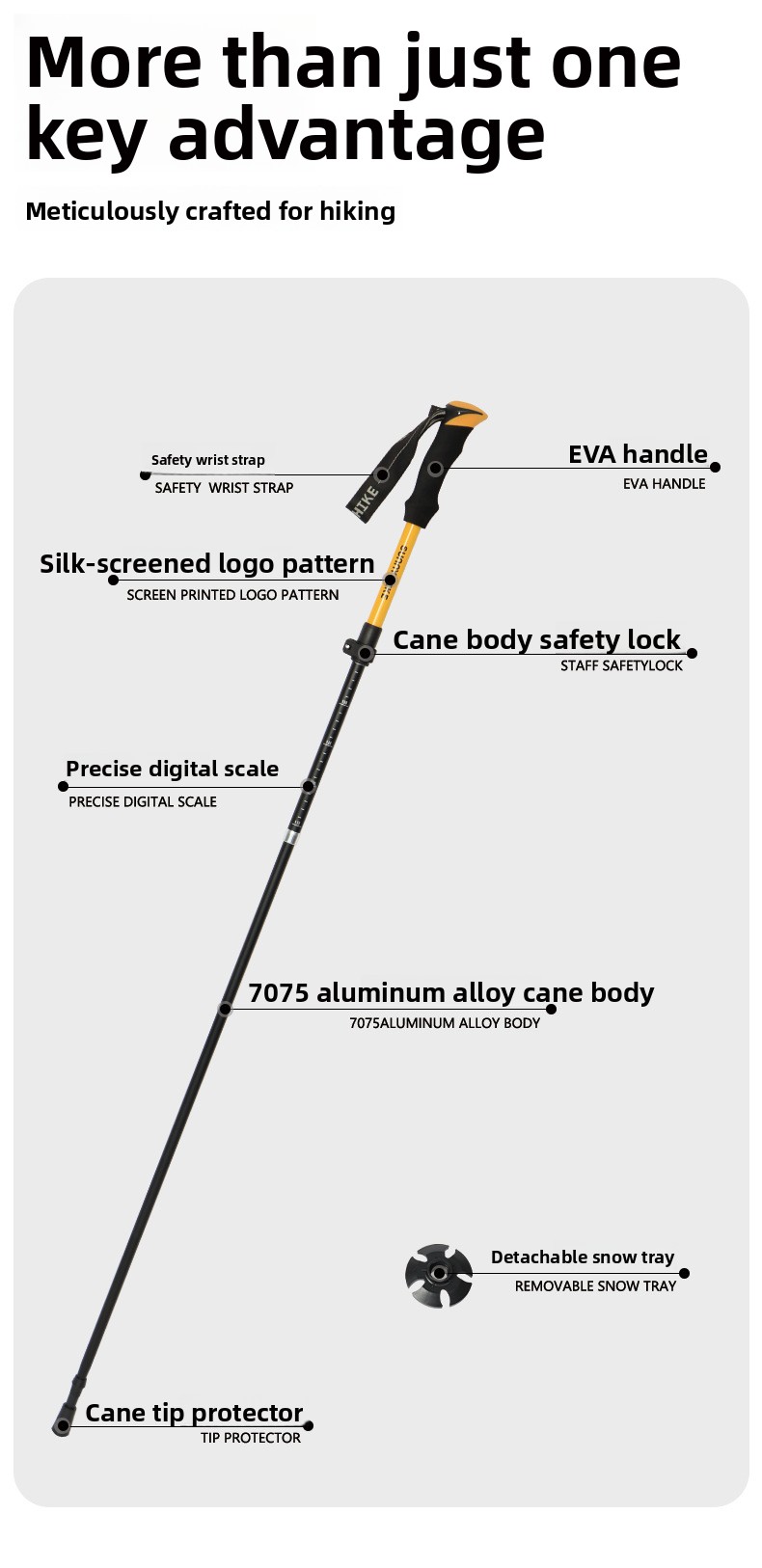 알루미늄 합금 접이식 트레킹 폴 초경량 카본 파이버 하 - Folding Walking Sticks Hiking Adjustable 리뷰 및 가격