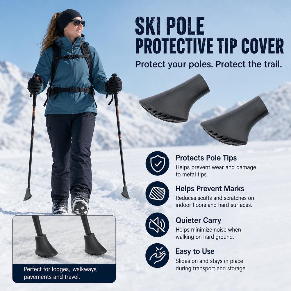 2개입 교체용 트레킹 폴 팁, 등산 스틱 액세서리, 고 - Trekking Pole Rubber Tips Feet Replacement 리뷰 및 가격