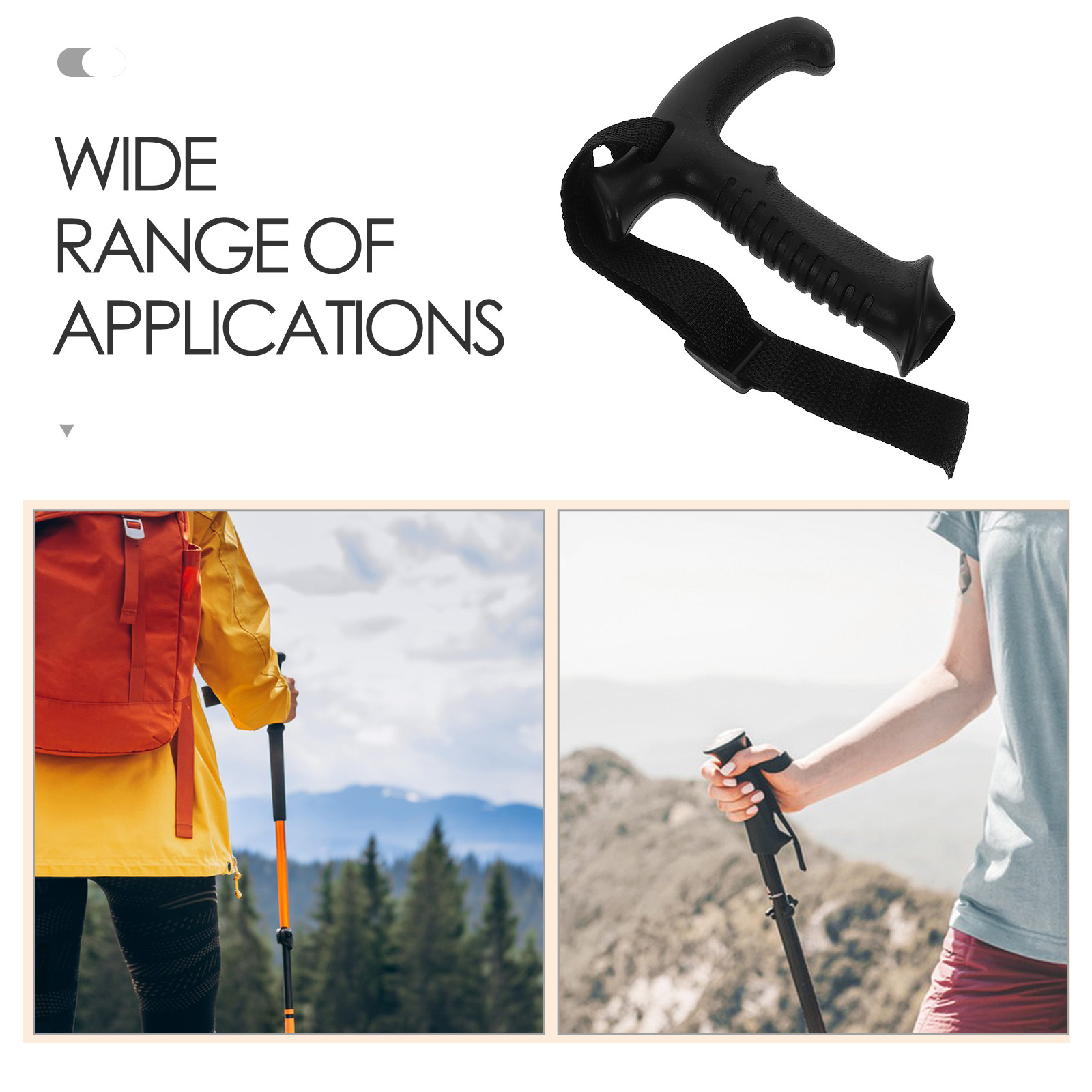 T자형 손잡이 트레킹 폴 그립, 인체공학적 디자인의 플 - Wrist Straps Replacement Trekking Pole 리뷰 및 가격