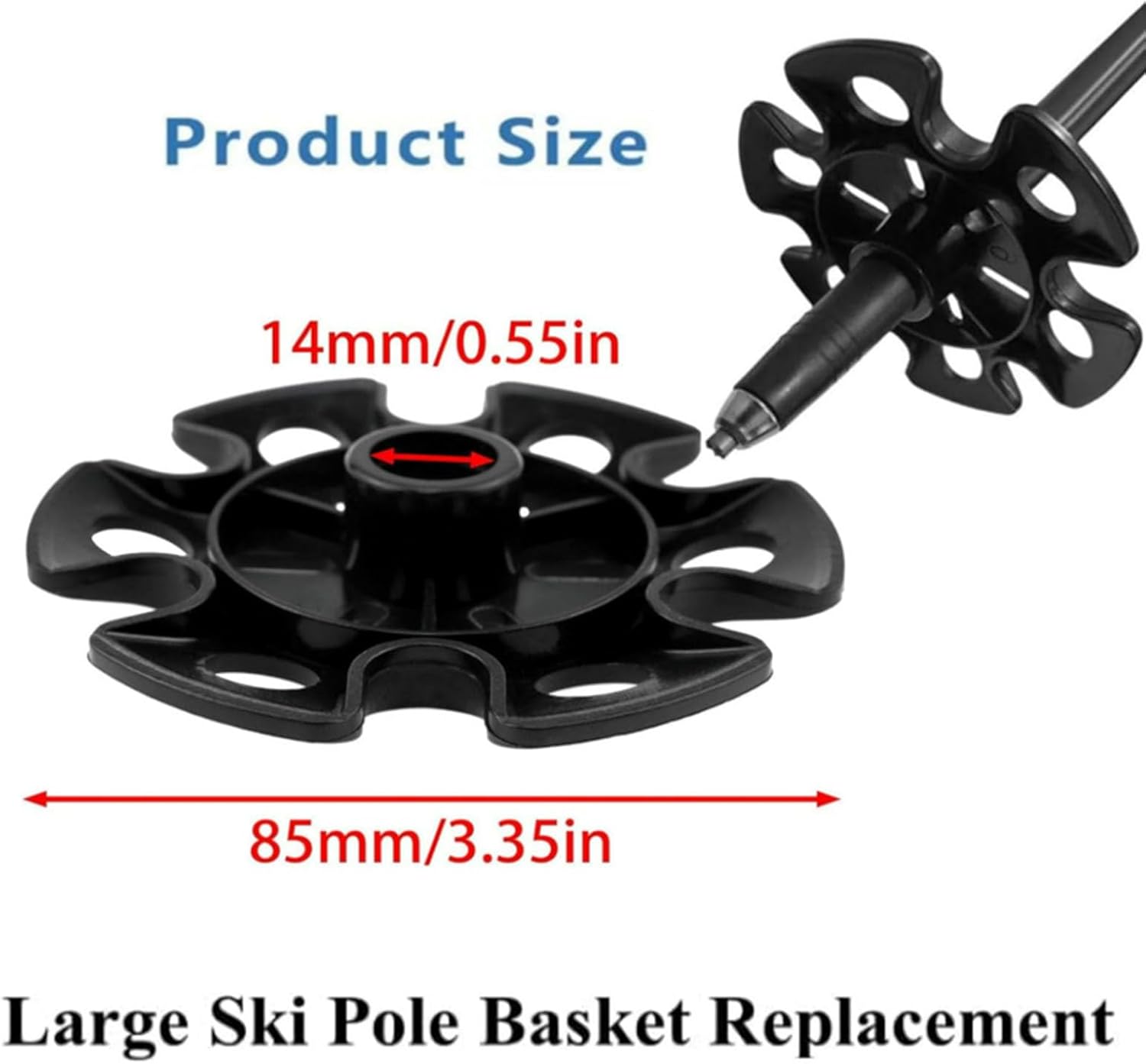 트레킹 폴 교체용 팁, 워킹 스틱 팁, 스키 폴 바스켓 - Trekking Pole Rubber Tips Feet Replacement 리뷰 및 가격