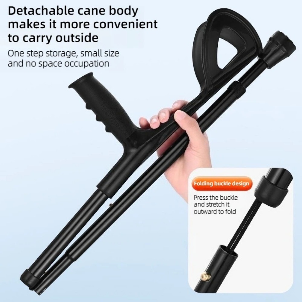 조절 가능한 접이식 인체공학적 팔꿈치 지지대 알루미늄  - Folding Walking Sticks Hiking Adjustable 리뷰 및 가격