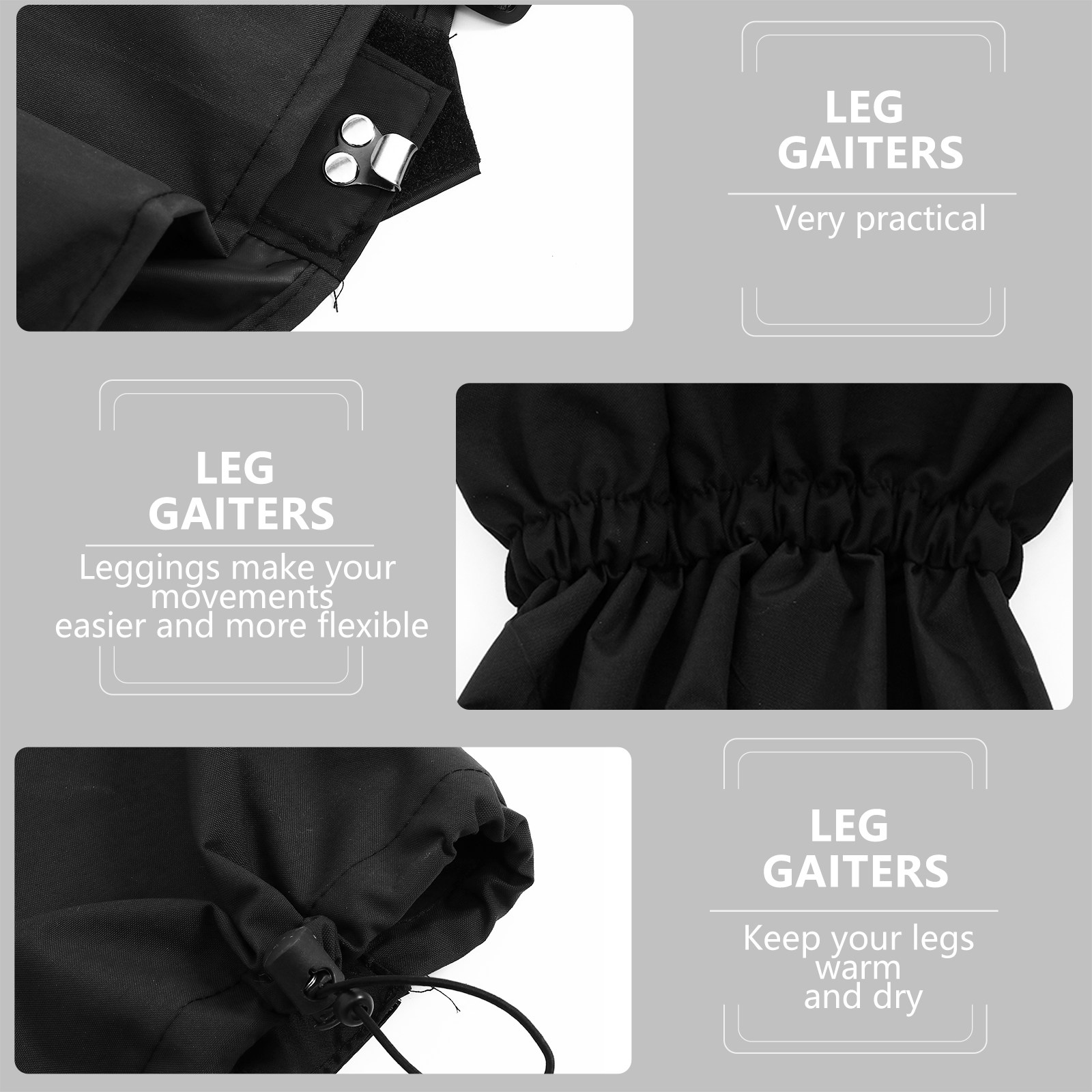 1켤레의 고급 통기성 방수 레그 게이터, TPU 소재로 - Gaiters Waterproof Breathable Hiking 리뷰 및 가격