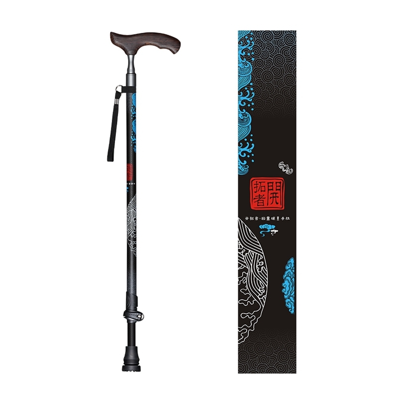 탄소 섬유 나무 T 핸들 관광 지팡이 트레킹을위한 워킹 - Nordic Walking Poles Carbon 100 리뷰 및 가격
