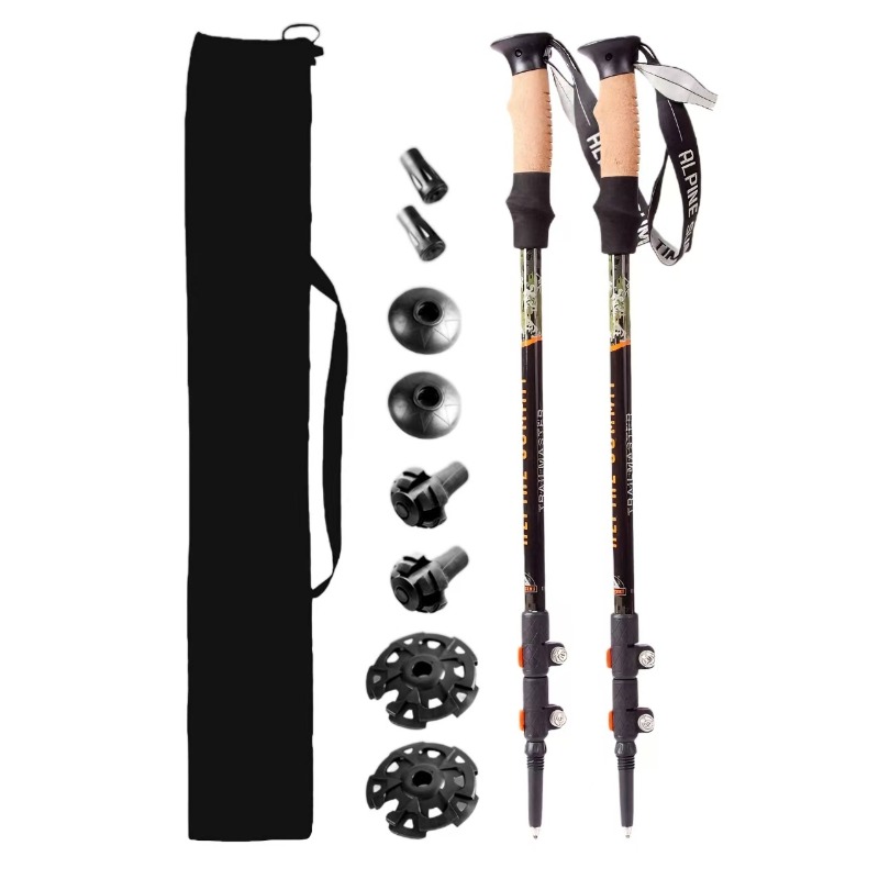 알루미늄 카본 파이버 트레킹 폴 접이식 텔레스코픽 조절 - Carbon Fiber Trekking Poles Ultralight Pair 리뷰 및 가격
