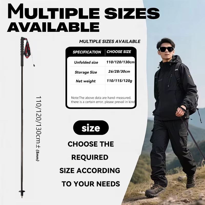 Local+ 2PCs 탄소섬유 접이식 5단 초경량 11 - Carbon Fiber Trekking Poles Ultralight Pair 리뷰 및 가격