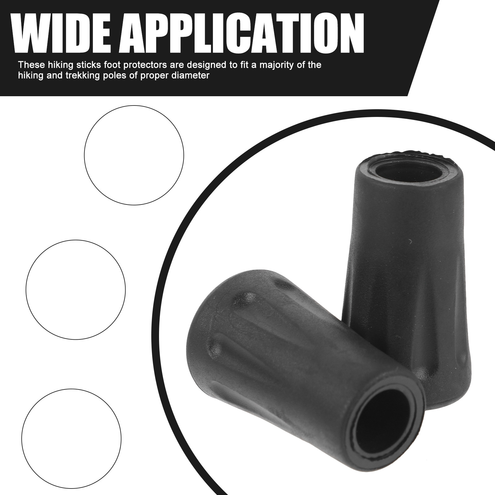 24개입 트레킹 폴 커버, 하이킹 폴, 보행용 지팡이, - Trekking Pole Rubber Tips Feet Replacement 리뷰 및 가격