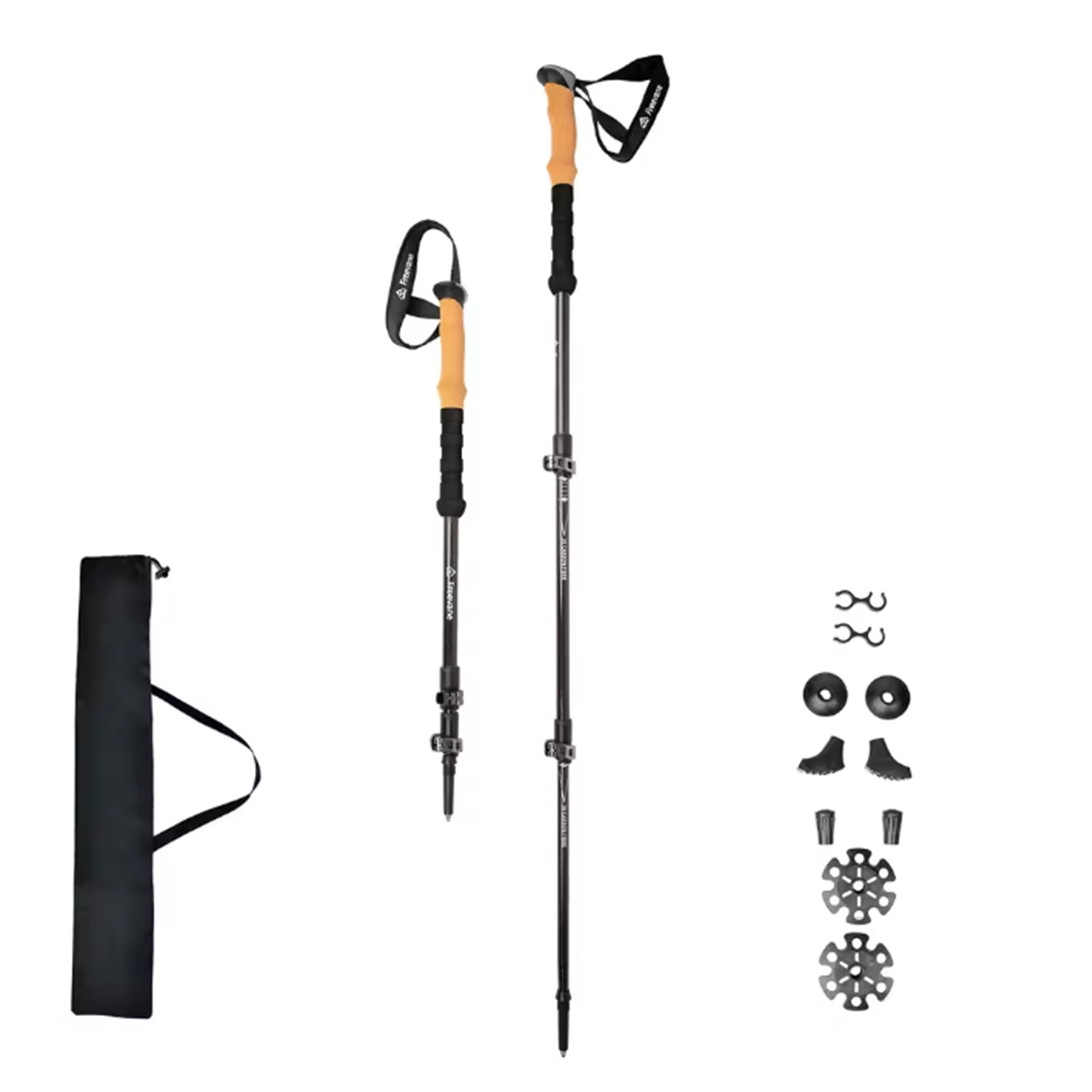 초경량 텔레스코픽 3K 카본 파이버 트레킹 폴 (1쌍) - Carbon Fiber Trekking Poles Ultralight Pair 리뷰 및 가격