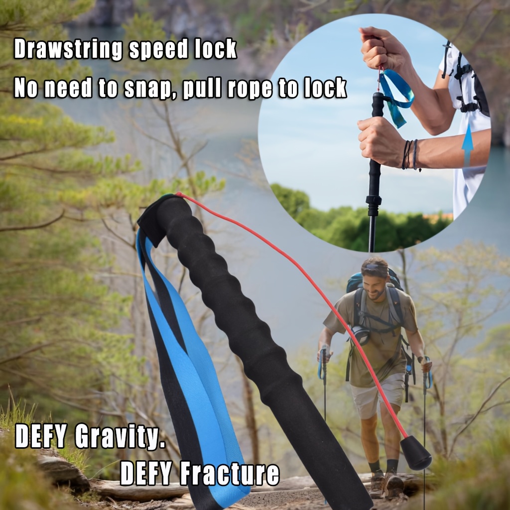 초경량 100% 카본 파이버 트레킹 폴 2개 세트 접이 - Carbon Fiber Trekking Poles Ultralight Pair 리뷰 및 가격